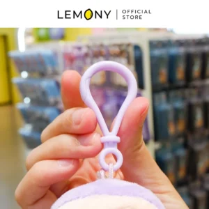 รายละเอียดตะขอเกี่ยว (Clasp) ของ พวงกุญแจตุ๊กตา สีชมพู