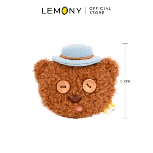 กิ๊บหนีบผมมินเนี่ยน Tim Gentleman สุดคิ้วท์ ขนาด 5 ซม. ลิขสิทธิ์แท้ LEMONY