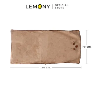 พื้นผิวผ้าขนหนูของ ผ้าเช็ดตัวคาปิบาร่า ขนนุ่ม ไม่ระคายผิว สีน้ำตาลเข้ม