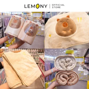 ผ้าขนหนูคาปิบาร่าผืนใหญ่ ลิขสิทธิ์แท้จาก LEMONY