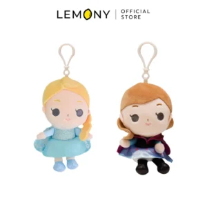 LEMONY พวงกุญแจตุ๊กตาคู่ เอลซ่า & แอนนา โฟรเซ่น ขนาด 10 ซม. - Cute Disney Frozen Collection