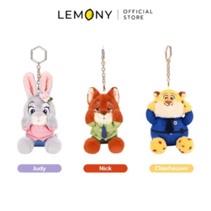LEMONY พวงกุญแจตุ๊กตา Zootopia ซีรีส์ Shy ขนาด 10 ซม. - Disney Collection