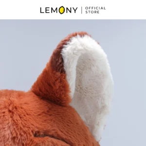 สัมผัสเนื้อผ้าขนตุ๊กตานุ่มพิเศษบริเวณใบหูของหมอนนิค ลิขสิทธิ์แท้ Disney