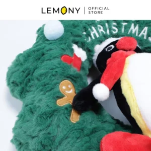 รายละเอียดเครื่องประดับมนุษย์ขนมผิงและถุงเท้าซานต้า