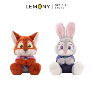 เซตตุ๊กตาคู่หู Zootopia นิค ไวลด์ และ จูดี้ ฮอปส์ วางคู่กัน สินค้าลิขสิทธิ์จากร้าน Lemony Official Store
