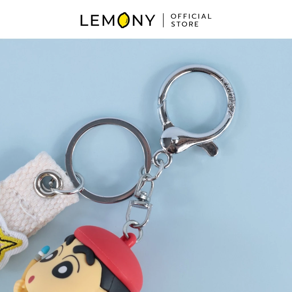 รายละเอียดห่วงกุญแจและตัวคล้องโลหะสีเงินแบบหมุนได้ แข็งแรงทนทานสำหรับห้อยกระเป๋า