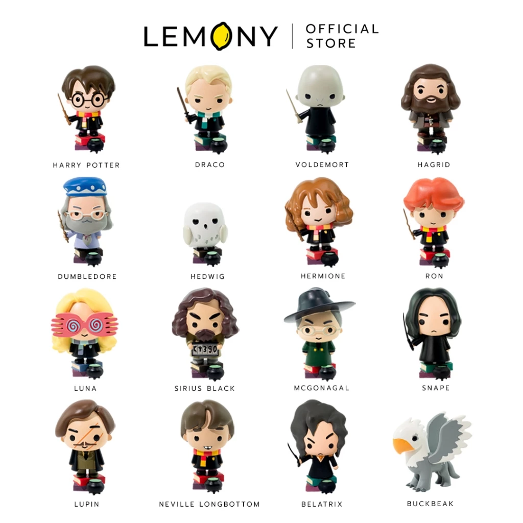 รวมโมเดลแฮร์รี่ พอตเตอร์ ทั้ง 16 แบบ พร้อมชื่อตัวละคร