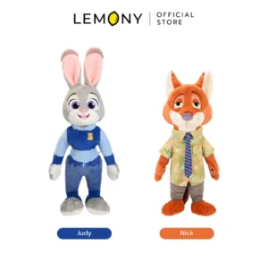 LEMONY ตุ๊กตาซูโทเปีย Disney Zootopia คอลเลกชัน Classic ขนาด 60 ซม. มีให้เลือก 2 แบบ ตัวละครกระต่าย Judy และสุนัขจิ้งจอก Nick