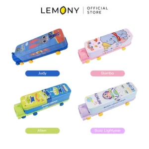 LEMONY กล่องดินสอทรงรถไฟ ดิสนีย์ Disney Collection รวมตัวเลือกสินค้า 4 ลายสุดน่ารัก ได้แก่ ลายดัมโบ้ จูดี้ เอเลี่ยน และบัซ ไลท์เยียร์