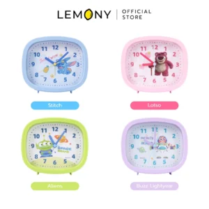 LEMONY นาฬิกาปลุกดิสนีย์ รุ่น A79020 Disney Collection รวมตัวเลือกสินค้า 4 ลาย ได้แก่ ลายสติทซ์ ล็อตโซ่ เอเลี่ยน และบัซ ไลท์เยียร์