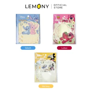 LEMONY กระดาษโน้ต 50 แผ่น ลายดิสนีย์ Disney Collection รวมตัวเลือกสินค้า 3 ลาย ได้แก่ ลายมิกกี้เมาส์ สติทซ์ และหมีล็อตโซ่