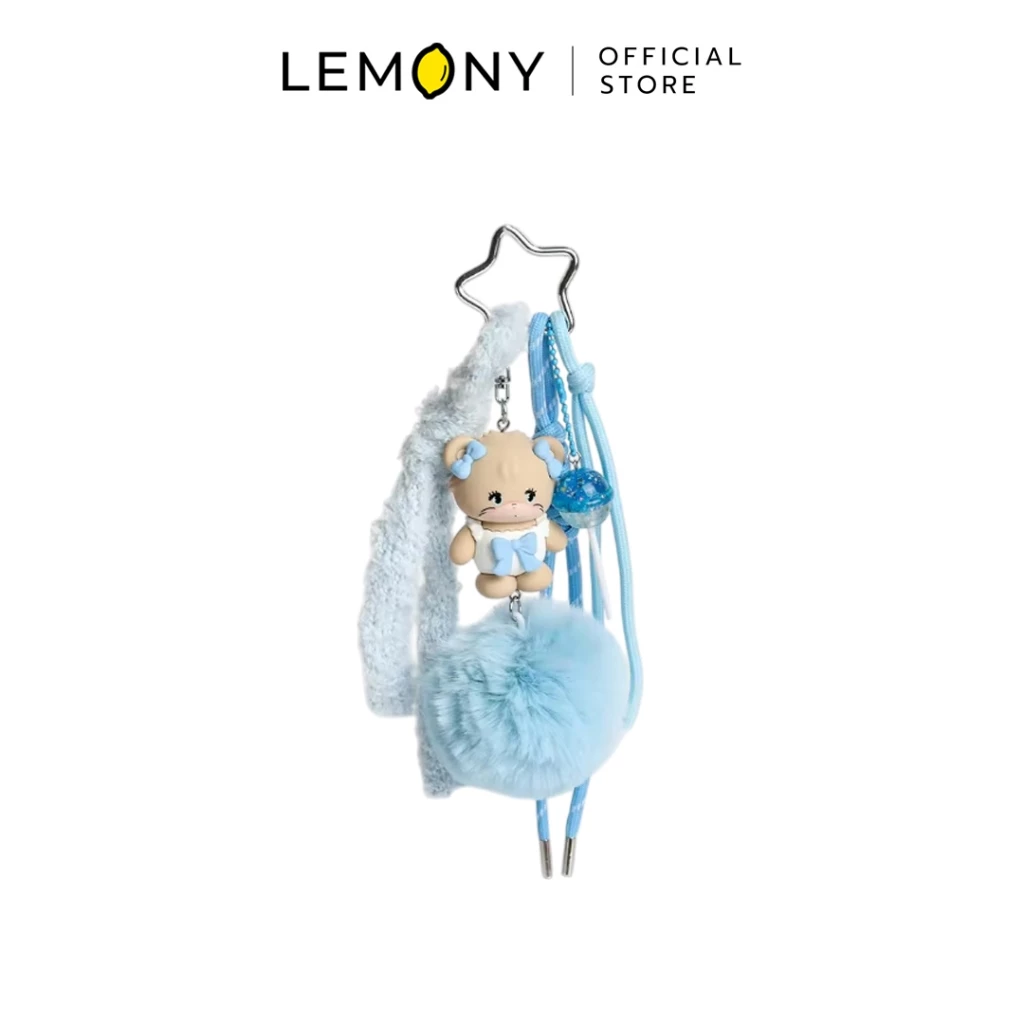 กล่องจุ่มจี้ห้อย MIKKO Pompom Series รุ่น JS-0324 ดีไซน์ปอมปอมนุ่มฟูจาก LEMONY