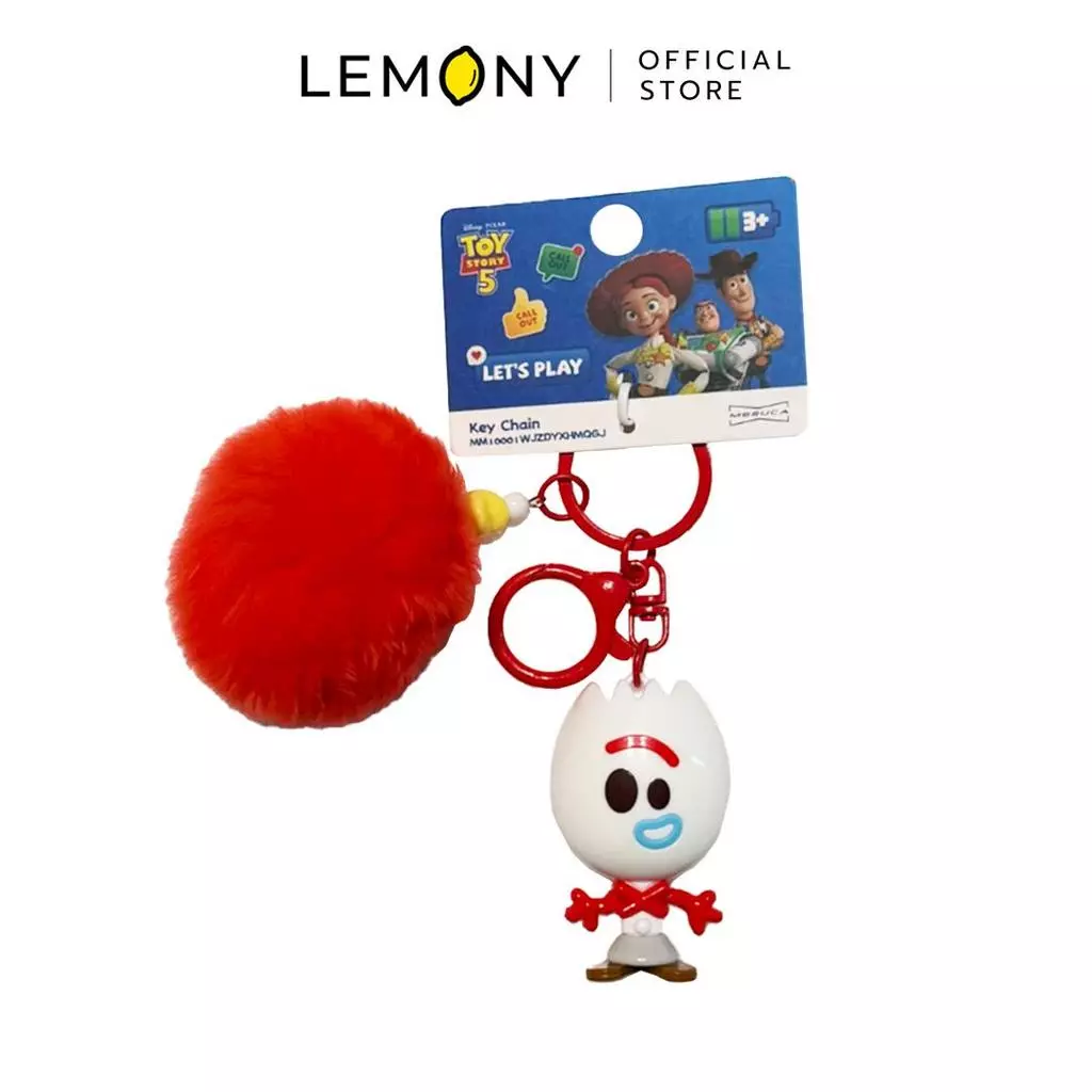 พวงกุญแจทอยสตอรี่ ซีรีส์ Pom-Pom ขนนุ่มฟู ลิขสิทธิ์แท้ Disney Toy Story Collection จาก LEMONY