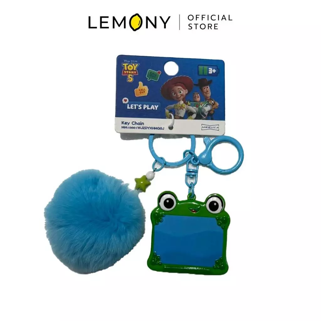 พวงกุญแจทอยสตอรี่ ซีรีส์ Pom-Pom ขนนุ่มฟู ลิขสิทธิ์แท้ Disney Toy Story Collection จาก LEMONY