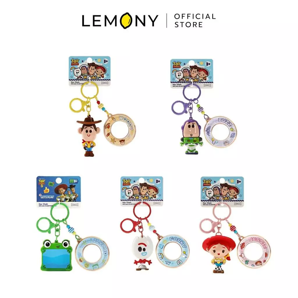 พวงกุญแจทอยสตอรี่ ซีรีส์ Swimming Ring ห่วงยางน่ารัก ลิขสิทธิ์แท้ Disney Toy Story Collection จาก LEMONY